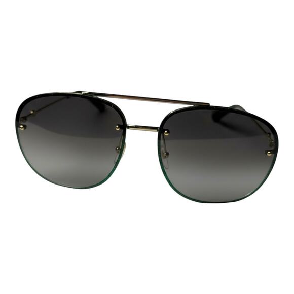 Gucci Aviator Teal Green Sunglasses w/ Velvet Case - Excellent Condition - Picture 7 of 8